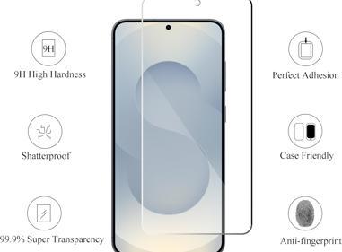 Tempered Glass Screen Protector for Samsung Galaxy S25 Plus – Scratch Resistant, HD Clear & Easy Install product