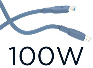 Motorola TurboPower Silicone 5A Black USB-C to USB-C Cable-BLUE product