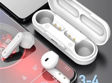 TWS True Wireless Bluetooth Stereo Earbuds with Charging Case-White product