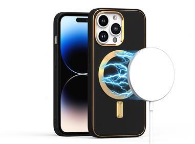  iPhone 15 Ultimate Quality PU Leather Hybrid Case Cover - Black product