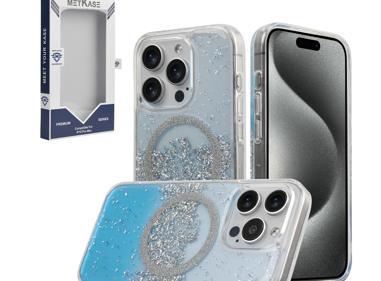 METKASE Glitter Transparent Shockproof MagSafe Case for iPhone 15 Pro product