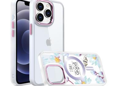 Apple iPhone 11 Pro Max (XI6.5) Flowrite Quotation Design [Magnetic Circle] Transparent Shockproof Hybrid Case product