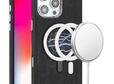 iPhone 16 Pro 6.3" Fashion PU Vegan Leather Case | Chrome Edged Slim Cover with Premium Look & Feel product