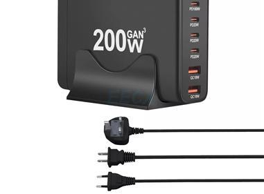 120W Gan Charger PD 40W Fast Charging Station 6 Ports for iPhone Type C Charger product