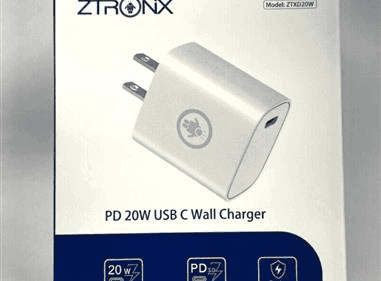 ZTRONIX PD 20W USB C Wall Charger (ZTXD20W) For iPhone15 14 13 12 11 Pro Max Xs XR product