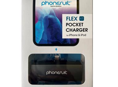 PhoneSuit POCKET CHARGER Flex XT Pocket Charger for iPhone & iPod (Lightning) - Black product