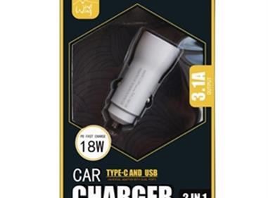 TYPE-C AND USB CAR CHARGER product