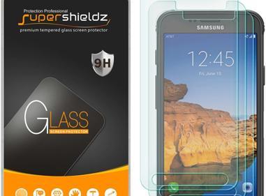 Pack of 3 Samsung Galaxy S7 Tempered Glass Screen Protectors – Case Friendly, HD Clear & Bubble-Free Application product