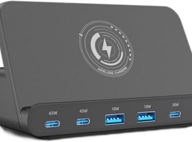 160W USB Charging Station with Wireless Charging product