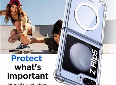 Samsung Galaxy Z Flip 5 Phone Case Cover Clear Slim Shockproof Transparent product