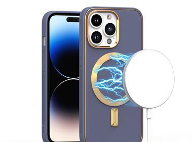iPhone 15 Ultimate Quality PU Leather Hybrid Case Cover - Lavender product