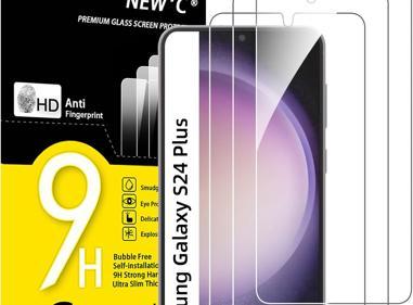 Pack of 3 Samsung Galaxy S24 Plus Tempered Glass Screen Protectors – Case Friendly, HD Clear & Bubble-Free Application product
