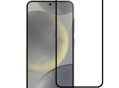 Samsung Galaxy S22 Bulk White Paper Card Package Black edged Tempered Glass (Black) product
