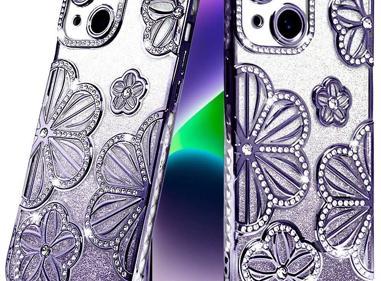 Luxury Bling Floral  Case For iPhone 13 & 14  | Available in Multiple Colors | Free Delivery product