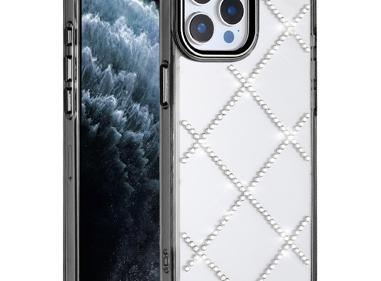 Apple iPhone 11 Pro MAX (XI6.5) Gem Glitter Diamond Transparent Colorful TPU Hybrid Case Cover product