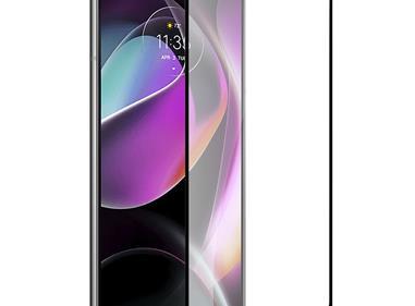 Moto G 5G 2022 Book Package Full Screen Edge to Edge Tempered Glass - Black product