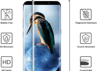 Tempered Glass Screen Protector for Samsung Galaxy S8 – HD Clear, Anti-Fingerprint & Durable product