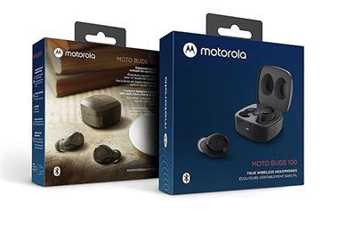Motorola Moto Buds 100 - True Wireless Bluetooth Earbuds-Black product