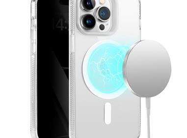 iPhone 15 PURE Transparent [Magnetic Circle] High Quality Ultra Thick Hybrid - Clear product