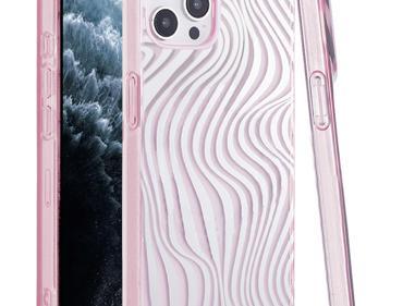 Apple iPhone 11 Pro Max (XI6.5) Double Layer IMD TPU Case – Wave Pink Zebra Stripes product