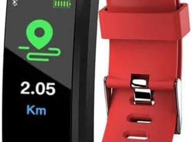 Octandra fitness tracker  Plus Smart Watch Sport Watches Health Smart Wristband Heart Rate Fitness Pedometer Bracelet Waterproof Men Woman Watch (Red), moderation product