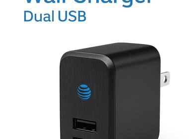 AT&T Dual USB Wall Charger (Black) product