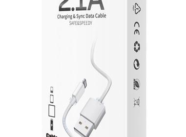 High Quality 10-Feet Rubberized iPhone Lightning 8 Pin Cable Cord in White product