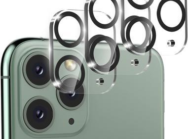  Camera Lens Protector for iPhone 11 Pro & iPhone 11 Pro Max, 9H Tempered Glass Camera Protector, Strong Adhesion, HD Clear, Scratch... product