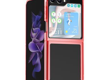 Samsung Galaxy Z Fold 5 Transparent Hybrid Shockproof Case Cover - Red product