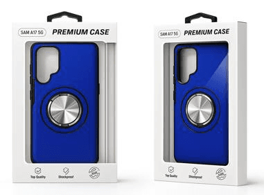 Samsung A17 5G Premium Case (Iridescent with Rose Gold Ring/Kickstand) product