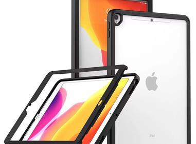 Apple iPad 9th Gen 10.2 inch (2021) 3in1 Tablet Transparent Hybrid Case Cover - Clear/Black product