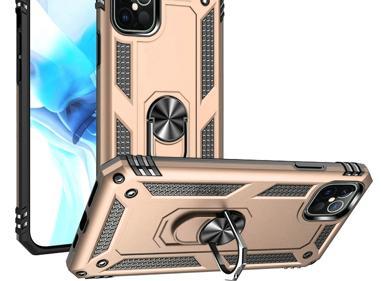 Apple iPhone 12 Pro Max 6.7" Rugged Magnetic Ring Stand Case with Camera Protection product