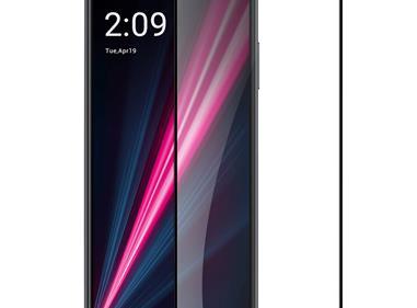 Revvl 6 Pro 5G Bulk White Paper Card Package Black edged Tempered Glass (Black) product