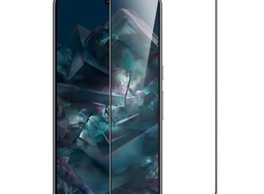 Google Pixel 8 Pro 5G Bulk White Paper Card Package Black edged Tempered Glass (Black) product