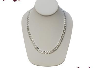 Necklace Sterling Silver 925 Cuban,53.2 Gr, 8mm, 24" product