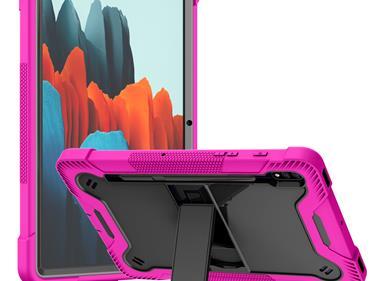  Samsung Tab S8 Tough Tablet Strong Kickstand Hybrid Case Cover - Hot Pink product
