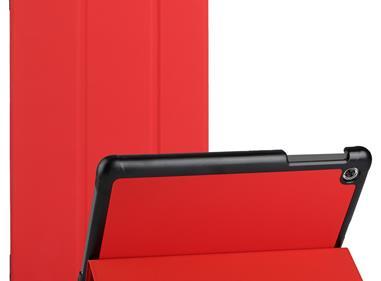 Alcatel joy tab 2 Trifold Magnetic Closure PU Leather Case Cover - Red product