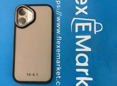 iPhone 16 Case (Solid Grey, Single Camera Cutout) product