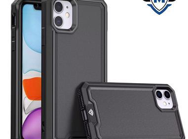 iPhone 15 METKASE Rank Tough Strong Modern Fused Hybrid in Slide-Out Package - Black product
