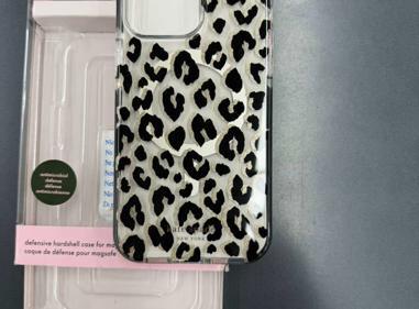 Kate Spade Leopard Print MagSafe Case for iPhone 15 Pro Max – Clear | Brand New product