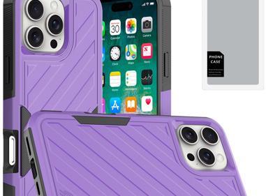 iPhone 16 Pro Max Case 6.9-Inch – Noble Lined Shockproof Dual Layer Hybrid Cover, Rugged Military-Grade Protection, Slim Fit Design product
