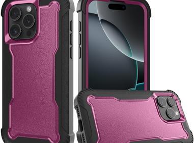 iPhone 16 Pro Max 6.9-Inch Sturdy Thick 3-in-1 Tough Hybrid Case – Heavy-Duty Rugged Shockproof Cover with Triple-Layer Protection product