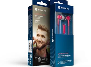 Motorola Wired Earbuds BT Series - Pink product