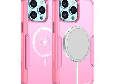 iPhone 14 PRO 6.1" Tough Shockproof Hybrid Case with [Magnetic Circle] – Rugged Protection & MagSafe Compatible product