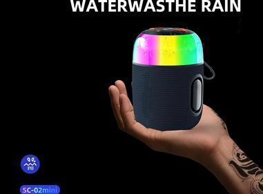 Hopestar Series SC02-mini - Portable Wireless Bluetooth Speaker with RGB Lights 360° Surround Stereo Bluetooth V5.3 Speakers for Party Outdoor and Room product