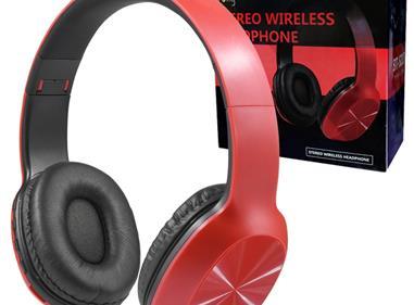 Over-the-head Stereo Bluetooth Headset S217 in Red product