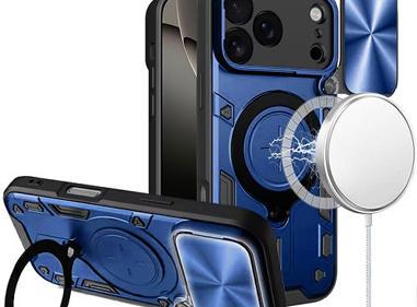 For iPhone 17 Pro Max Luxury Shockproof Hybrid Case with Magnetic Ring Stand & Complete Camera Protection product