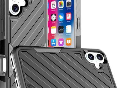 iPhone 16 6.1" Noble Lined Dual Layer Hybrid Case – Shockproof product