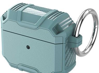 AirPods Pro Tough Heavy Duty Hybrid Case Cover - Teal/Teal product