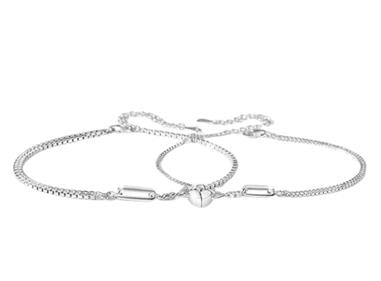 S925 sterling silver couple bracelet   product